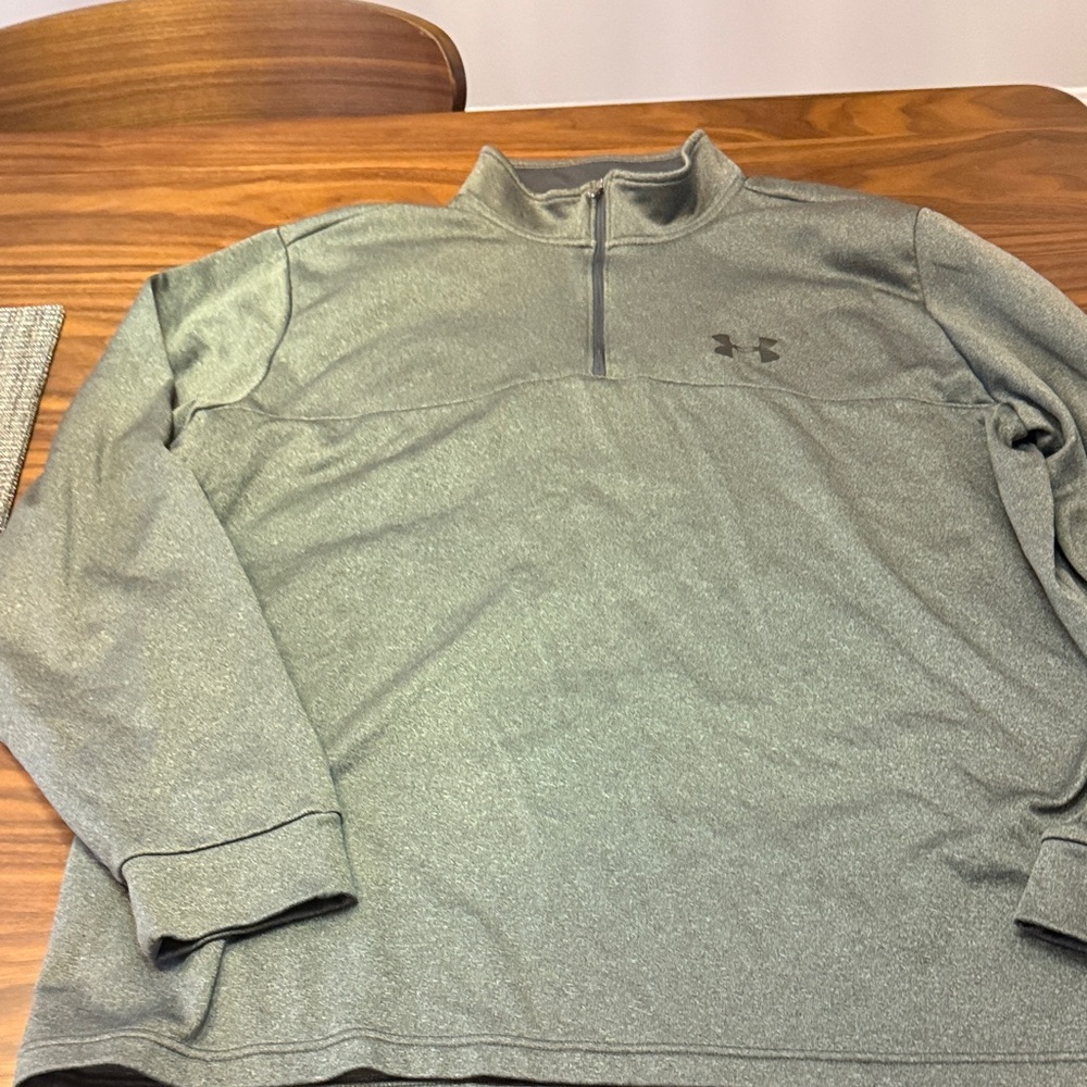 Under Armour Olive Quarter-Zip Pullover